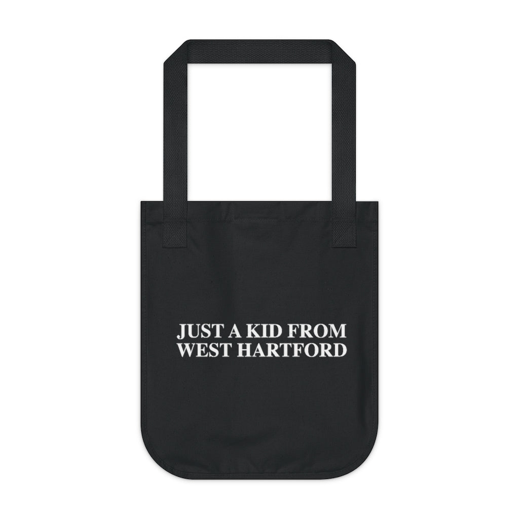 Just a kid from West Hartford reusable tote bag.  West Hartford Connecticut tee shirts, hoodies sweatshirts, mugs, other apparel, home gifts, and souvenirs. Proceeds of this collection go to help Finding Connecticut’s brand. Free USA shipping. 

just a kid from West hartford // west hartford ct tote bag // finding conencticut 