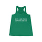 ct / connecticut womens tank top shirt 

just a kid from connecticut // CT womens flowy tank top shirt // finding conencticut 