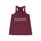 ct / connecticut tank top shirt

just a kid from connecticut // CT womens flowy tank top shirt // finding conencticut  