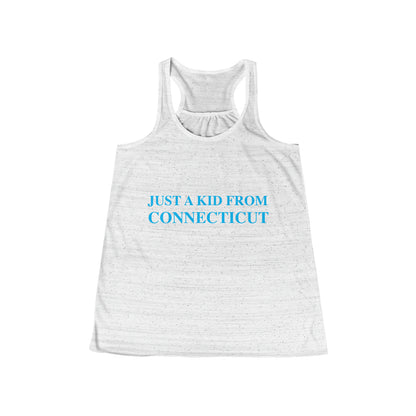 ct / connecticut women's tank top shirt 

just a kid from connecticut // connecticut flowy womens tank top shirt  // finding connecticut 