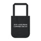 just a kid from connecticut // connecticut organic tote bag // finding connecticut 100.