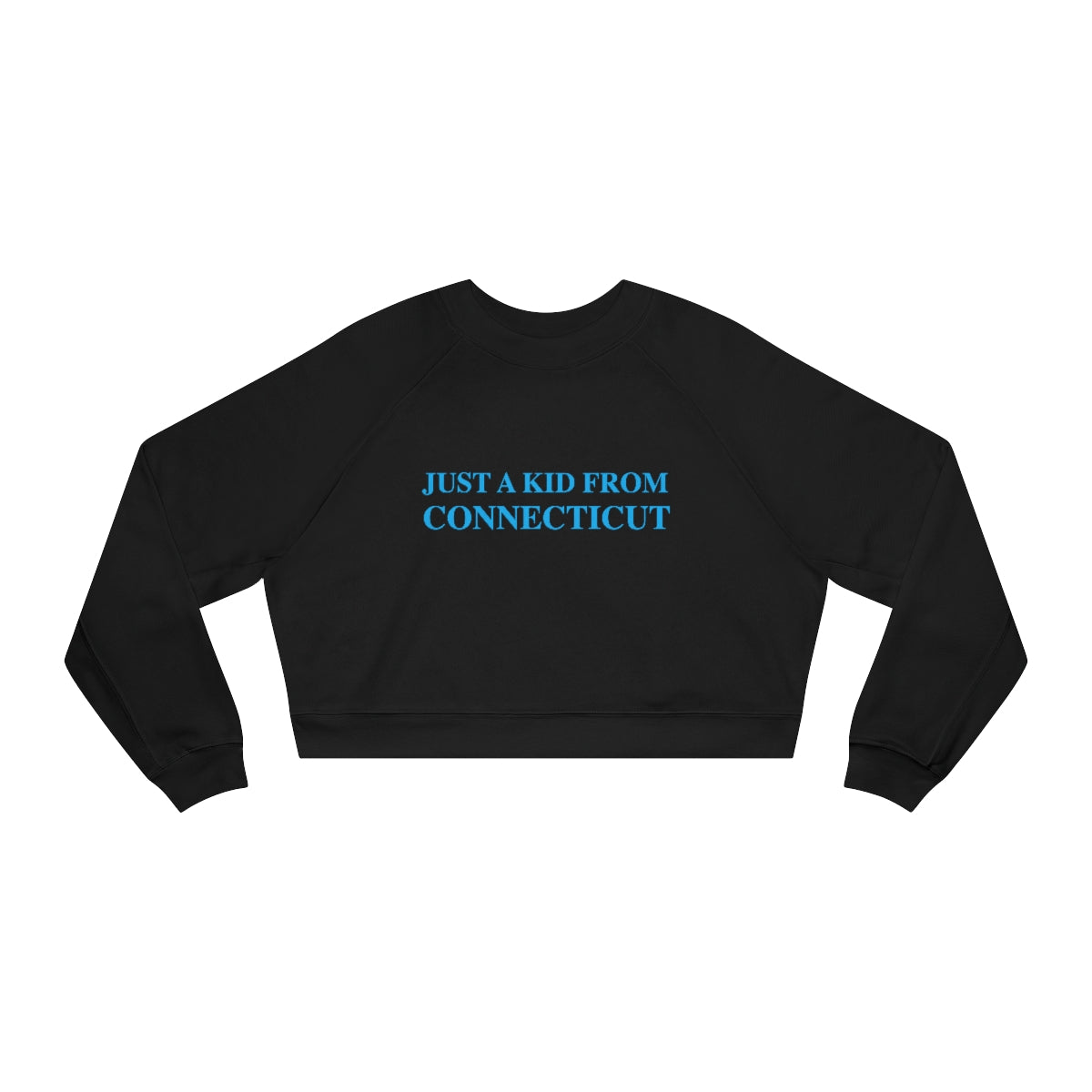 ct / connecticut womens sweatshirt just a kid from connecticut // connecticut womens cropped sweatshirt // finding connecticut 