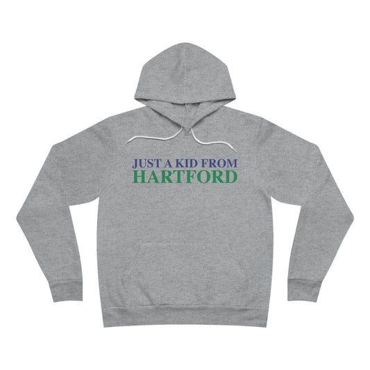 Just a kid from Hartford Unisex Sponge Fleece Pullover Hoodie  Did you grow up in Hartford, Connecticut? Or know of someone who did? This collection is for someone who has those special Hartford memories.  Proceeds help grow Finding Connecticut's website and brand.   Click here to go back to our home page. 

just a kid from hartford // hartford connecticut unisex hoodie sweatshirt // finding connecticut