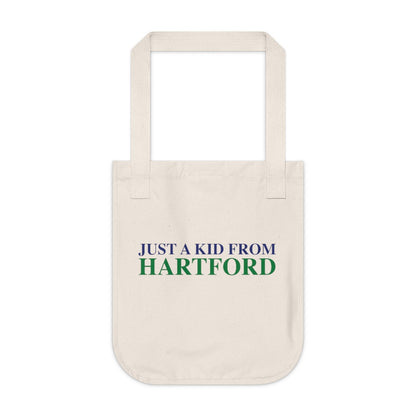 Just a kid from Hartford Organic Canvas Tote Bag  Did you grow up in Hartford, Connecticut? Or know of someone who did? This collection is for someone who has those special Hartford memories.  Proceeds help grow Finding Connecticut's website and brand.   Click here to go back to our home page. 

just a kid from hartford // hartford ct tote bag // finding connecticut