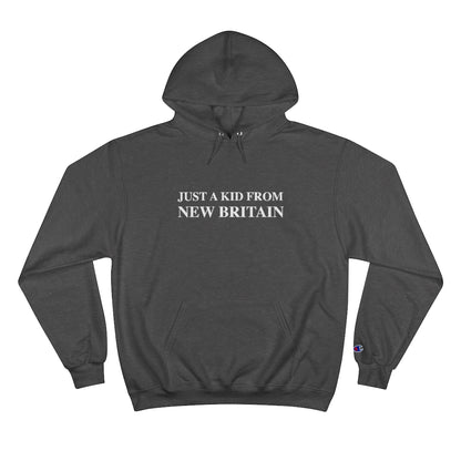 just a kid from new britain // new brritan connecticut hoodie swweatshirt // finding Connecticut 