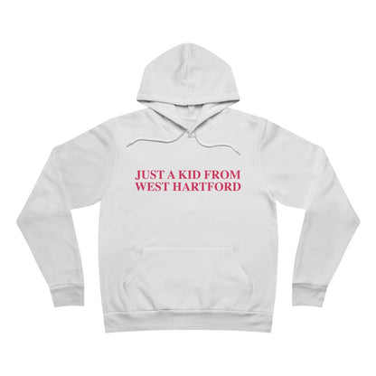 west hartford ct hoodie. 

just a kid from west hartford // west hartford connecticut unisex sweatshirt // finding connecticut