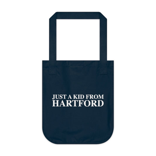 Just a kid from Hartford Organic Canvas Tote Bag  Did you grow up in Hartford, Connecticut? Or know of someone who did? This collection is for someone who has those special Hartford memories.  Proceeds help grow Finding Connecticut's website and brand.   Click here to go back to our home page. 

just  kid from hartfrod // hartford connecticut tote bag // finding connecticut