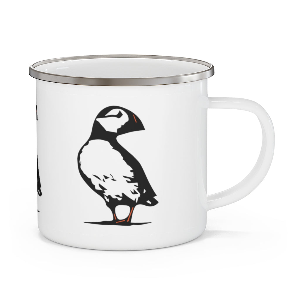 puffin camping mug 

Puffin Looking Back. Do you love Atlantic Puffin’s? We have plenty Puffin products including tee shirts, sweatshirts, mugs, greeting cards, home decor, and more! Free USA shipping on all products. 