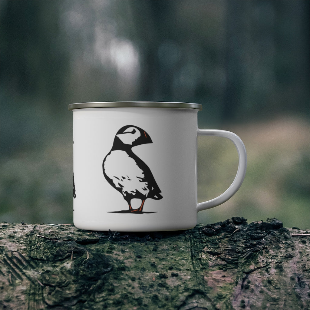 puffin camping mug 

Puffin Looking Back. Do you love Atlantic Puffin’s? We have plenty Puffin products including tee shirts, sweatshirts, mugs, greeting cards, home decor, and more! Free USA shipping on all products. 