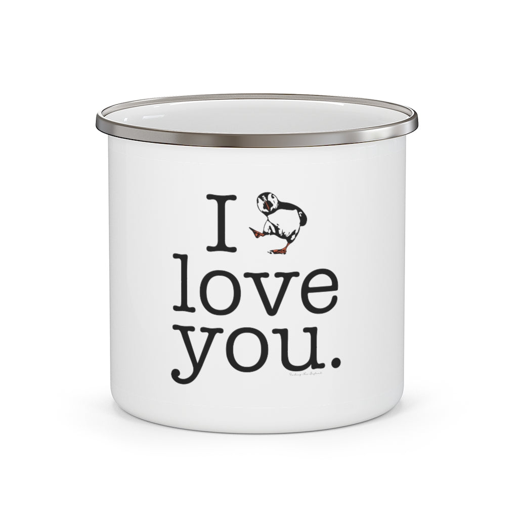 puffin camping mugs
I puffin love you camping mug. Puffin mug