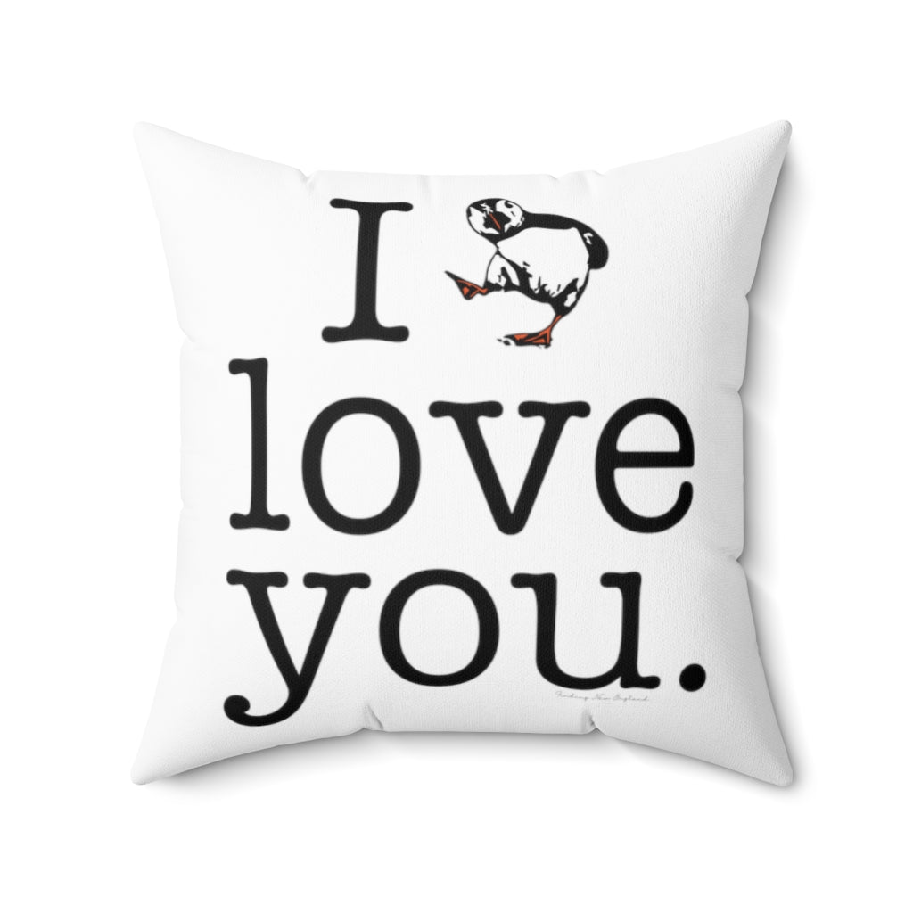 I puffin love you pillow and home decor