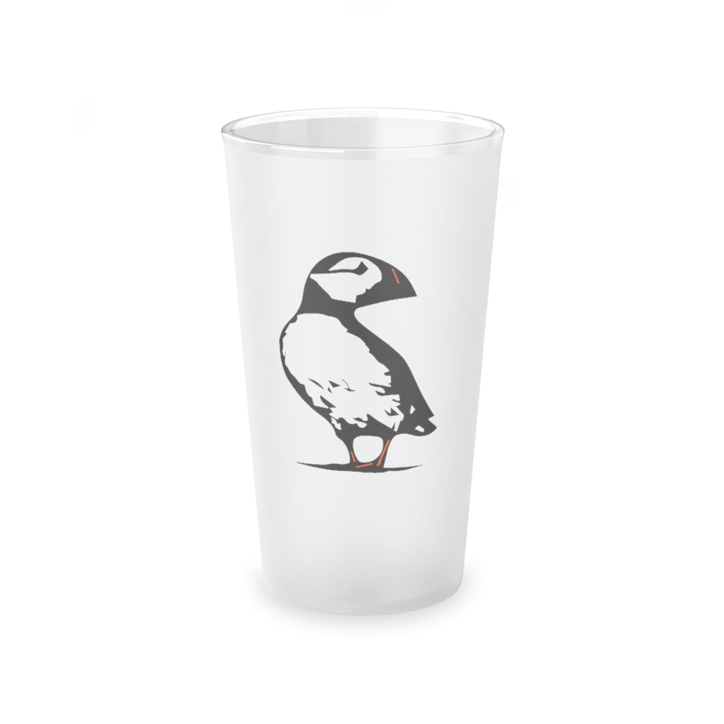 Puffin pint glass