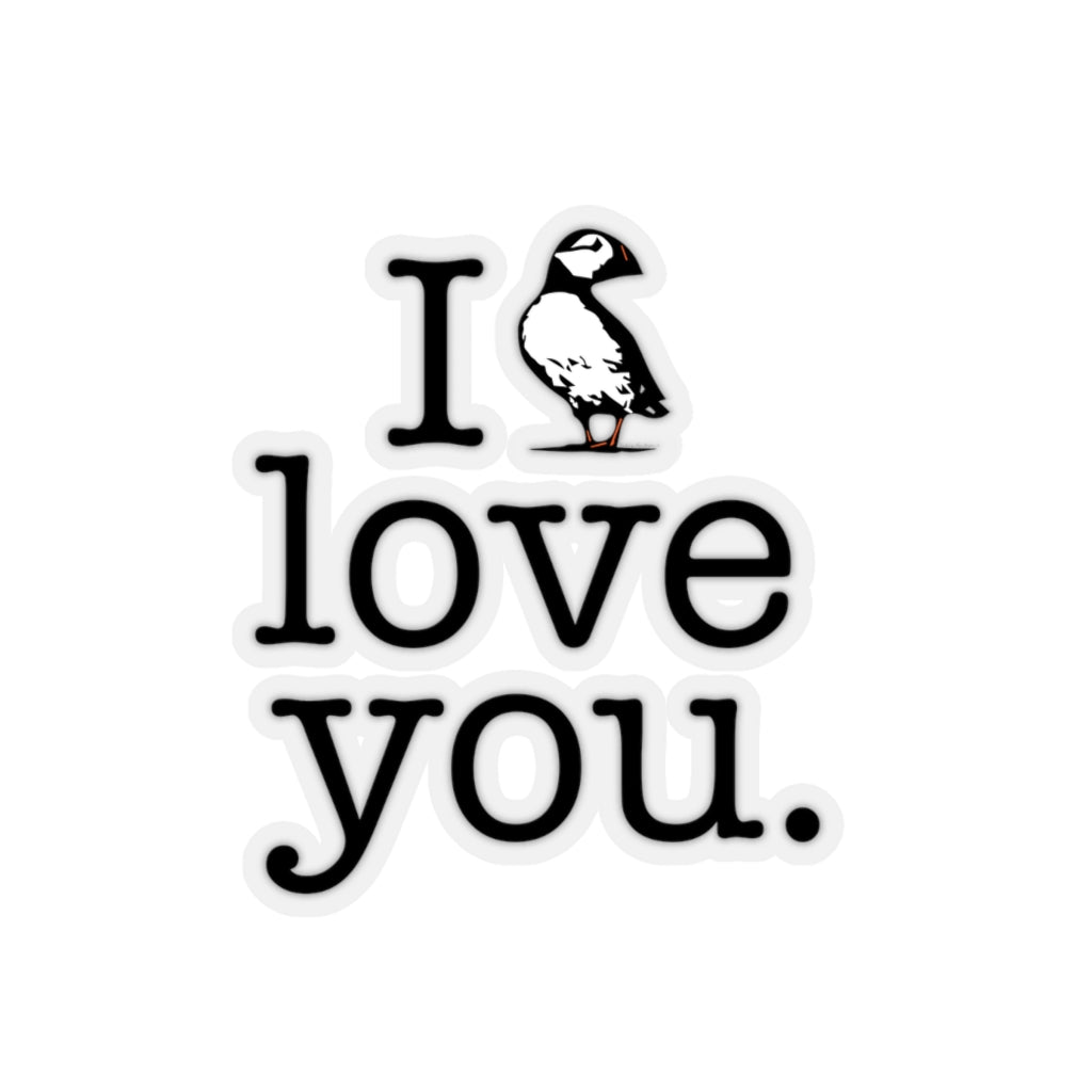 I puffin love you sticker