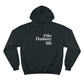 the danbury life Champion hoodie sweatshshirt // danbury connecticut// finding connecticut