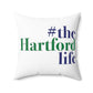 the hartford life// hartford connecticut pillow // finding connecticut
