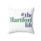 the hartford life// hartford connecticut pillow // finding connecticut