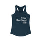  #thehartfordlife Women's Ideal Racerback Tank  Proceeds help grow Finding Connecticut's website and brand.   Click here to go back to our home page. 

the hartford life // hartford ct womens tank top shirt // finding connecticut