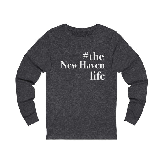 new haven ct / connecticut long sleeve tee shirt