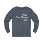 new haven ct / connecticut long sleeve tee shirt