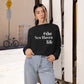 #thenewhavenlife Women's Cropped Fleece Pullover  Free USA shipping   Proceeds help grow Finding Connecticut's website and brand.   Click here to go to our home page