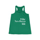 #thenewhavenlife Women's Flowy Racerback Tank Free USA shipping   Proceeds help grow Finding Connecticut's website and brand.   Click here to go to our home page