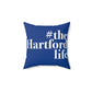 #thehartfordlife // hartford ct blue pillow // finding connecticut