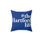 #thehartfordlife // hartford ct blue pillow // finding connecticut