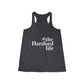  #thehartfordlife Women's Flowy Racerback Tank  Proceeds help grow Finding Connecticut's website and brand.   Click here to go back to our home page. 

#thehartfordlife // hartford ct womens tank top shirt // finding connecticut