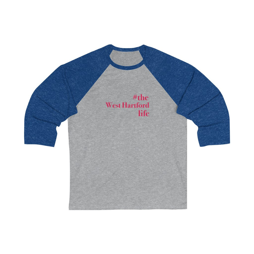 #thewesthartfordlife baseball tee shirt.  West Hartford Connecticut tee shirts, hoodies sweatshirts, mugs, other apparel, home gifts, and souvenirs. Proceeds of this collection go to help Finding Connecticut’s brand. Free USA shipping. 

#thewesthartfordlife // west hartford conencticut uniex shirt /// finding connecticut