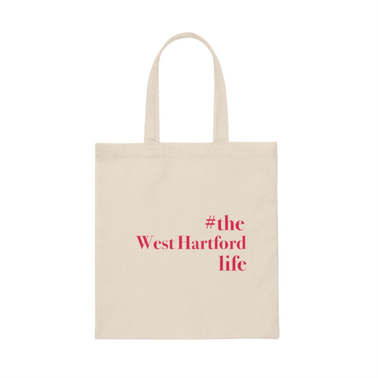 #thewesthartfordlife reusable tote bag.  West Hartford Connecticut tee shirts, hoodies sweatshirts, mugs, other apparel, home gifts, and souvenirs. Proceeds of this collection go to help Finding Connecticut’s brand. Free USA shipping. 

#thewesthartforlife // west hartford connectiuct tote bag // finding connecticut
