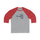 #thewestportlife Unisex 3/4 Sleeve Baseball Tee  Do you live the #thewestportlife? Living the #thewestportlife is a lifestyle and proudly show it off the world that your beach of choice is Compo Beach and you support the local lifestyle.  Free USA shipping on all products.  Proceeds of this collection goes to help grow Finding Westport and Finding Connecticut’s brand.