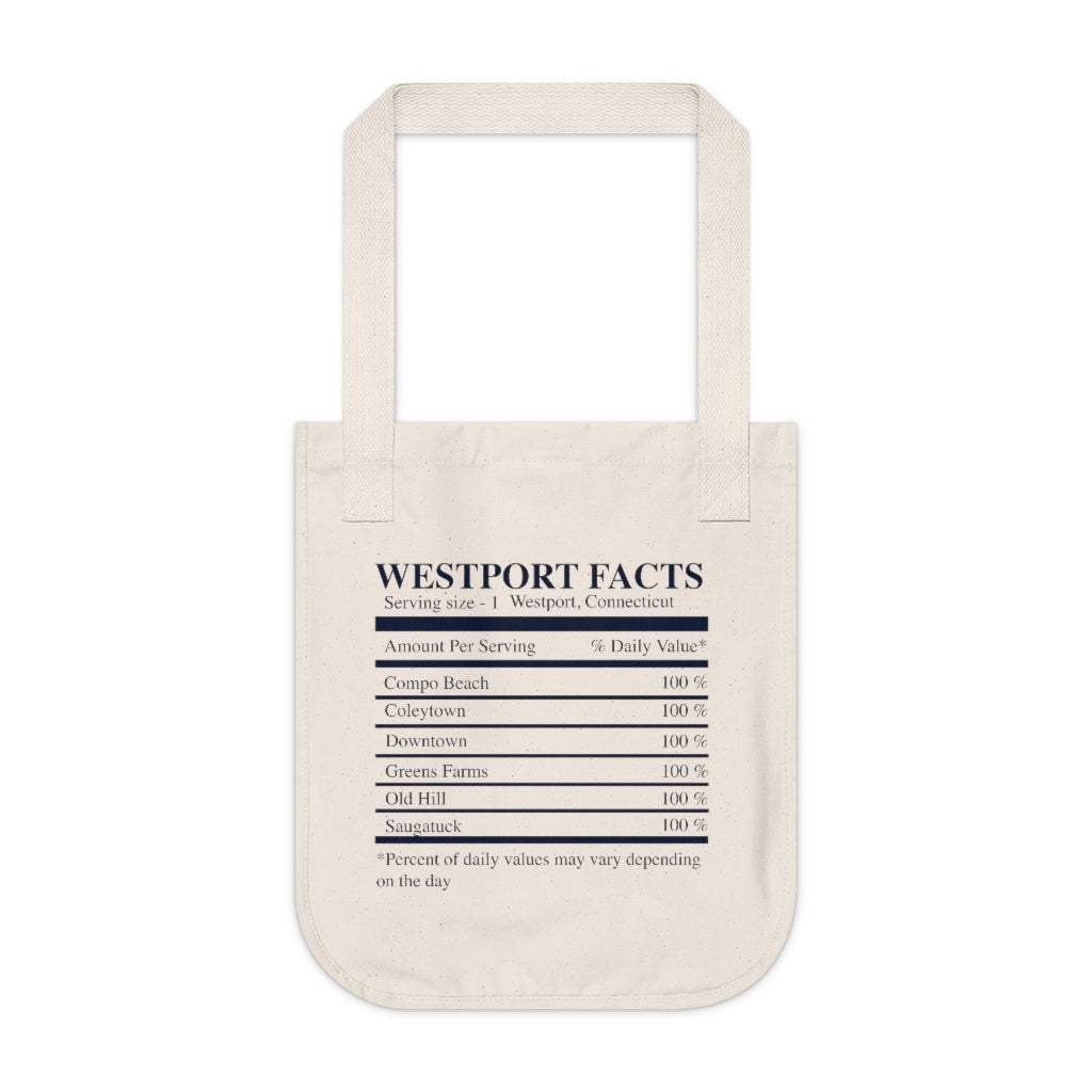 westport facts tote bag // westport connecticut gifts and merch // finding connecticut 