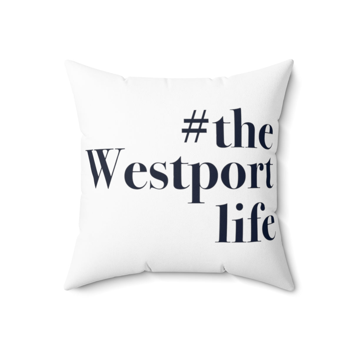 #thewestportlife Canvas Tote Bag  Do you live the #thewestportlife? Living the #thewestportlife is a lifestyle and proudly show it off the world that your beach of choice is Compo Beach and you support the local lifestyle.  Free USA shipping on all products.  Proceeds of this collection goes to help grow Finding Westport and Finding Connecticut’s brand.