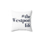 #thewestportlife Canvas Tote Bag  Do you live the #thewestportlife? Living the #thewestportlife is a lifestyle and proudly show it off the world that your beach of choice is Compo Beach and you support the local lifestyle.  Free USA shipping on all products.  Proceeds of this collection goes to help grow Finding Westport and Finding Connecticut’s brand.